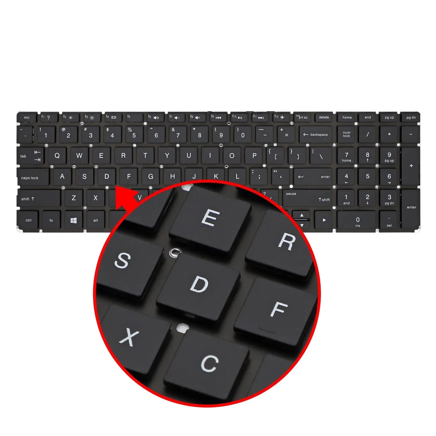 Teksus Laptop Keyboard For HP Pavilion 15CC view 4